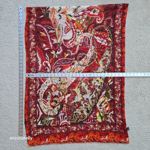 Perfect Jim Thompson Wool Scarf Lightweight - Picture 9 of 9